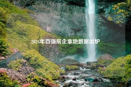 2024年百强房企拿地数据出炉