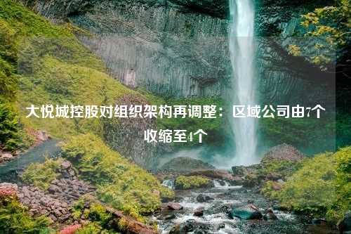 大悦城控股对组织架构再调整：区域公司由7个收缩至4个