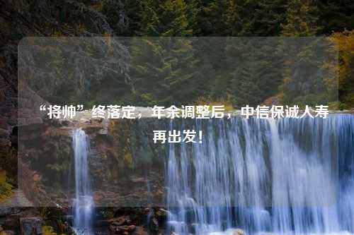 “将帅”终落定，年余调整后，中信保诚人寿再出发！