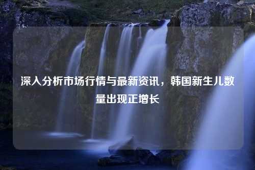 深入分析市场行情与最新资讯，韩国新生儿数量出现正增长