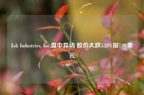 Lsb Industries, Inc.盘中异动 股价大跌5.23%报7.98美元