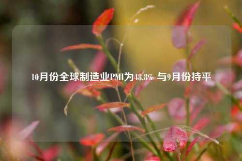 10月份全球制造业PMI为48.8% 与9月份持平